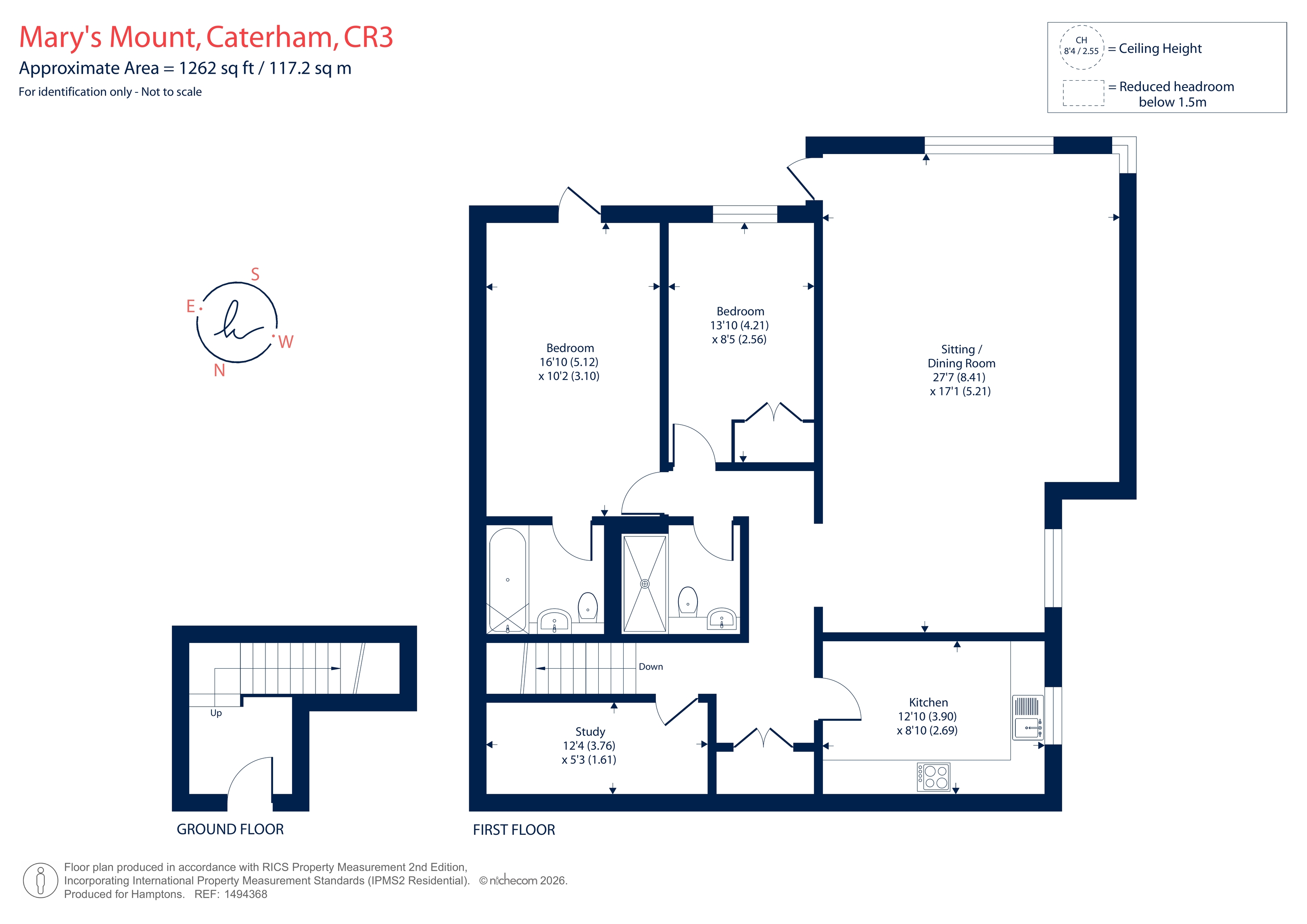 5, St. Mary's Mount, Caterham floorplan
