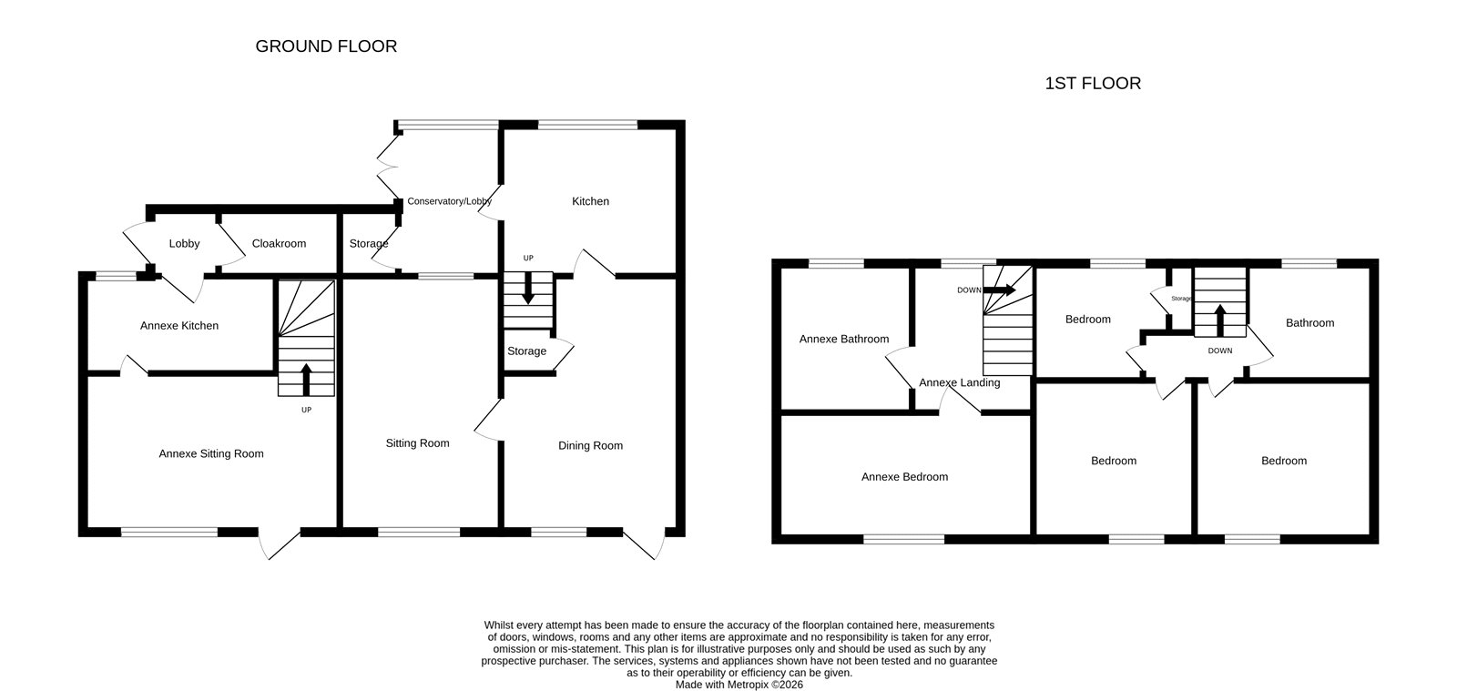 Endcot and The Annexe at Endcot,, Upper Street, Colchester floorplan