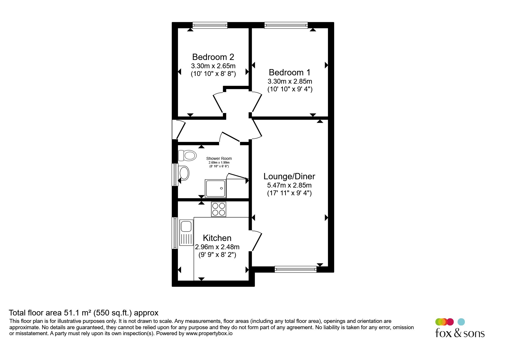13, White Mead, YEOVIL floorplan