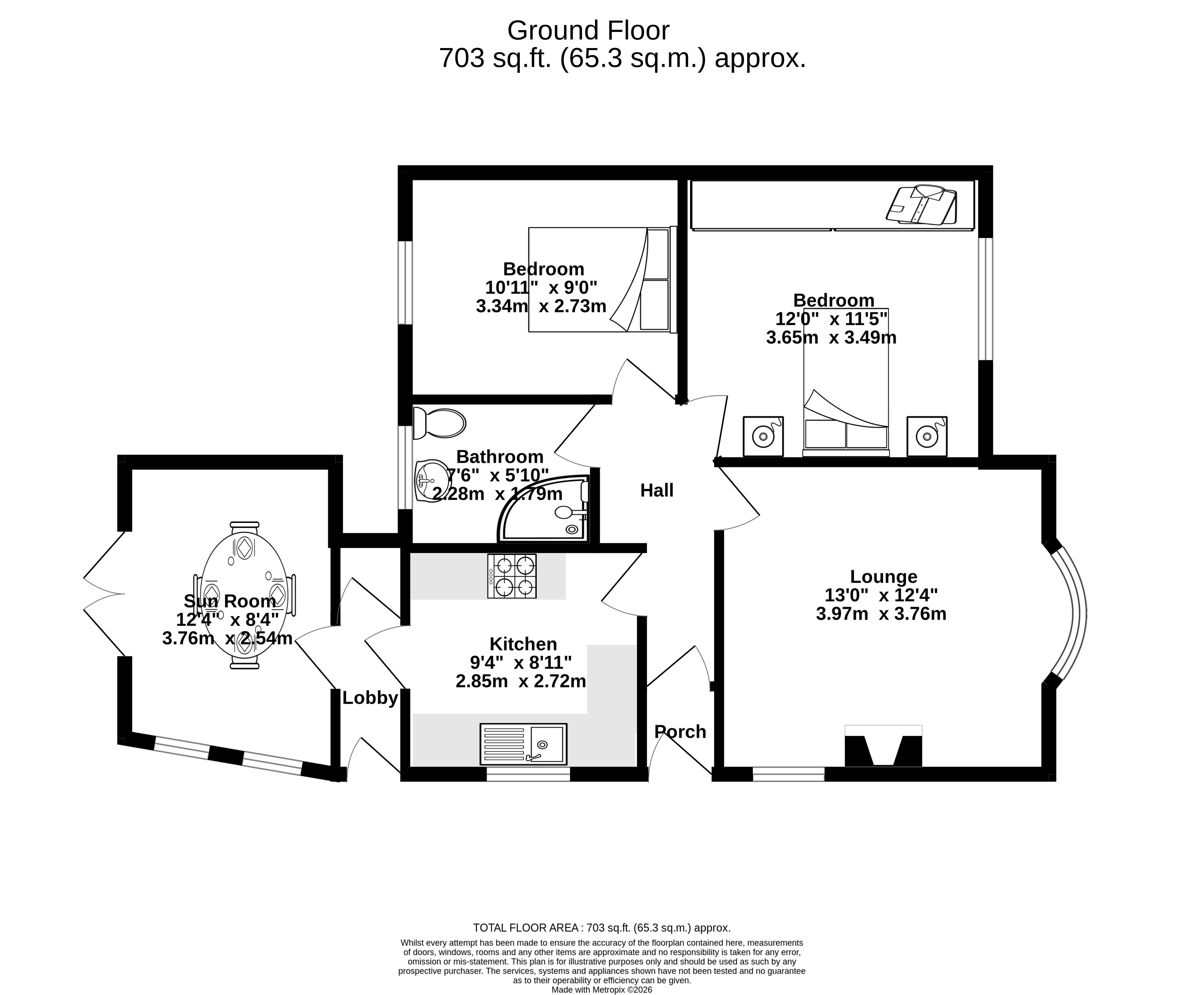 Oakwood Road, Stockport floorplan