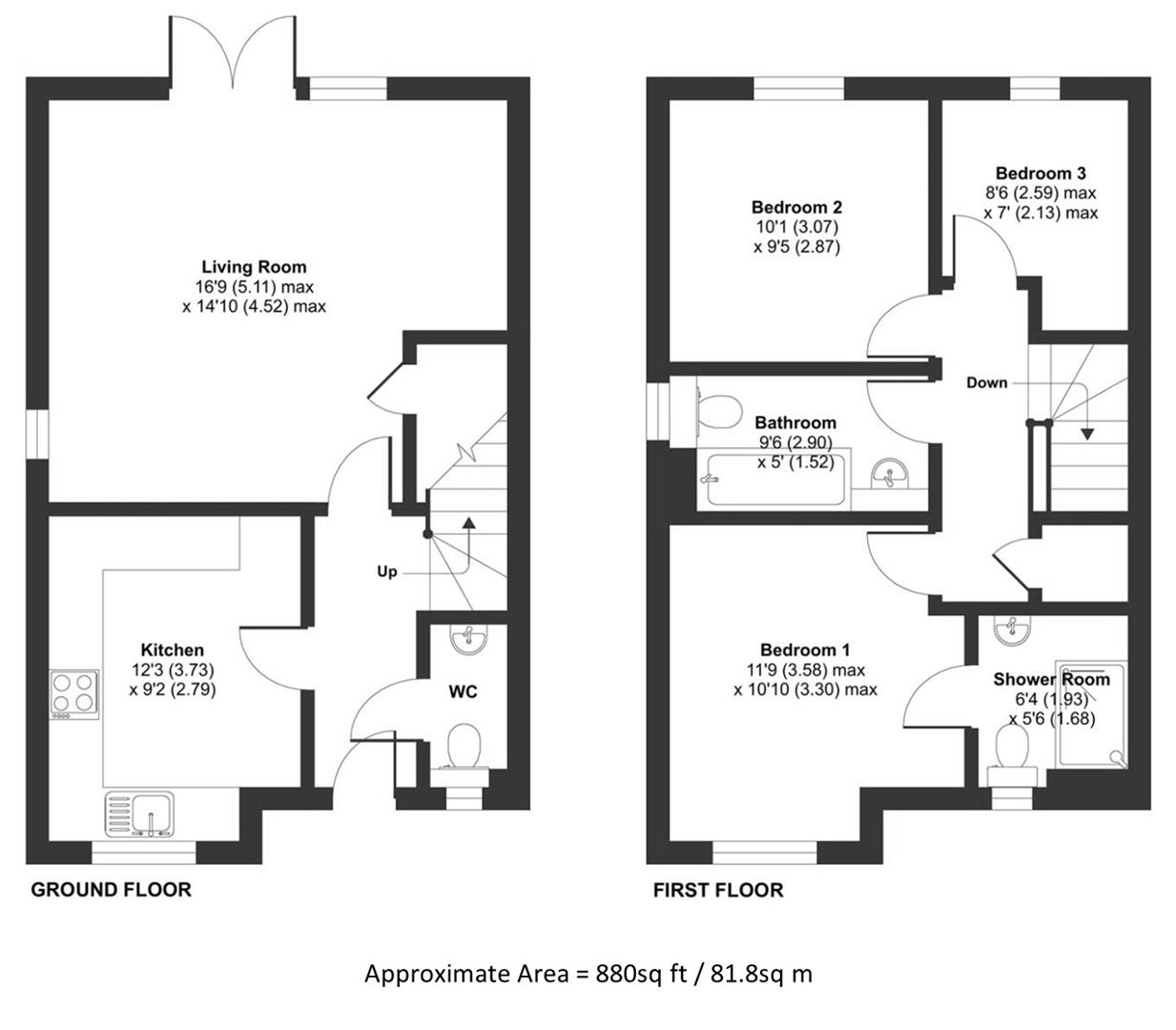 Foxhills Close, Radstock BA3, 3 bedroom end terrace house for sale ...