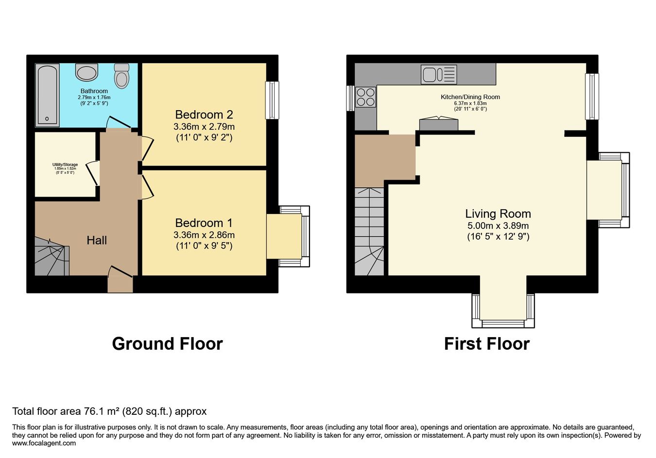 1 Kelvin Lodge, Trillo Avenue, Colwyn Bay floorplan