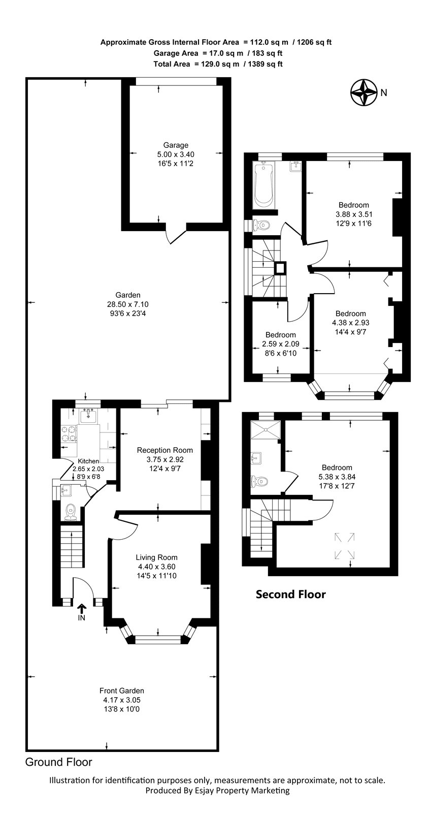 8, Cranborne Waye, Middlesex floorplan