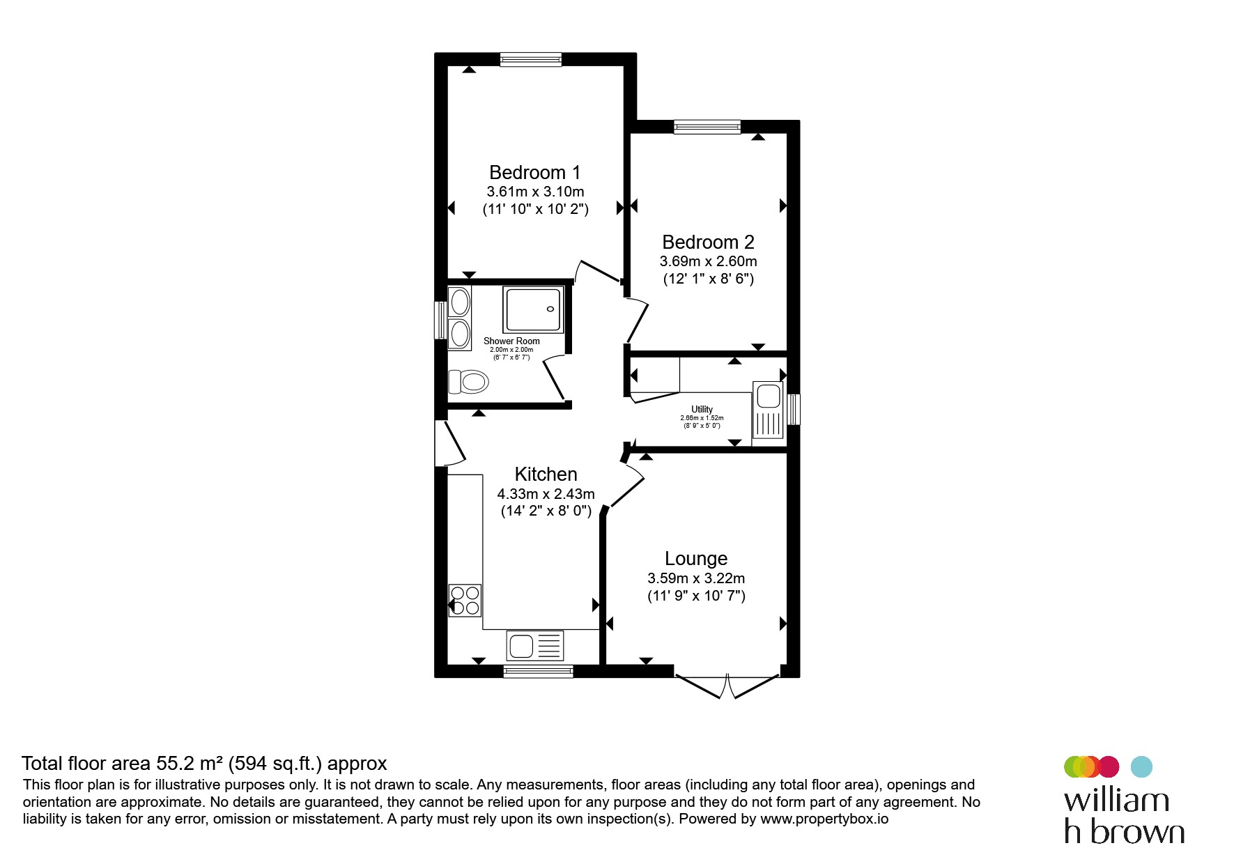 22, Deepdale Drive, Sleaford floorplan