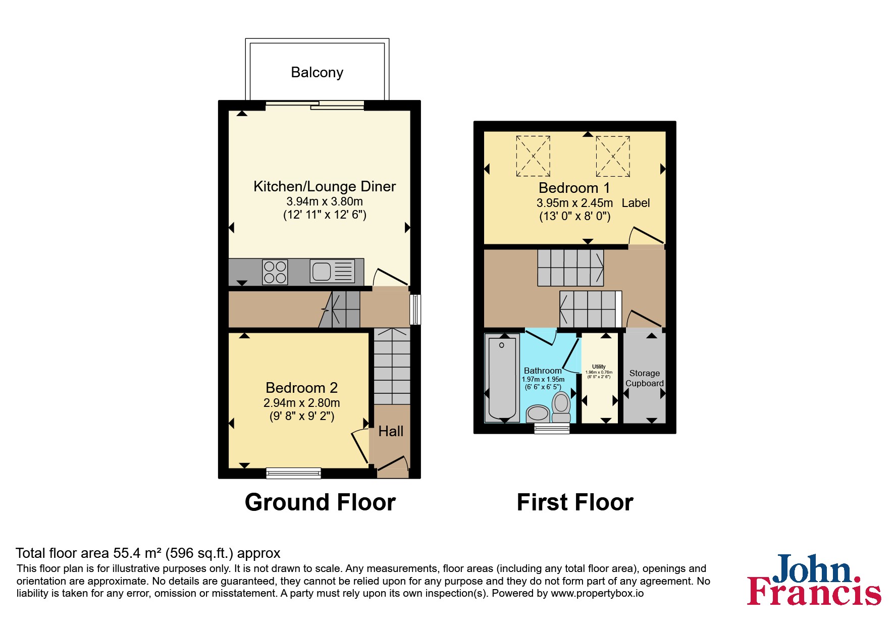 Flat 11, Woodland Court,, Brecon Road, Swansea floorplan