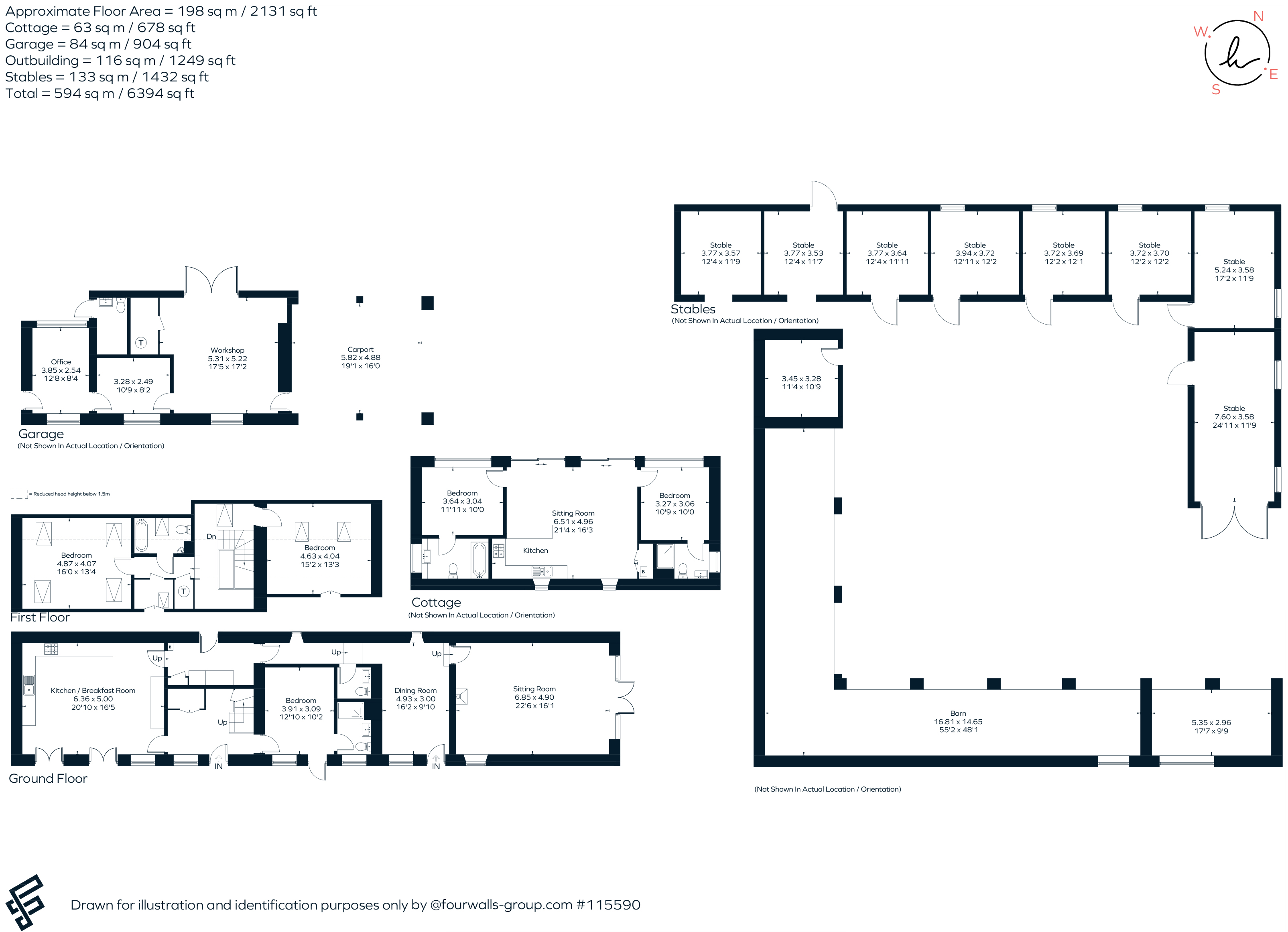 Paynes Barn, Leighterton, Tetbury floorplan