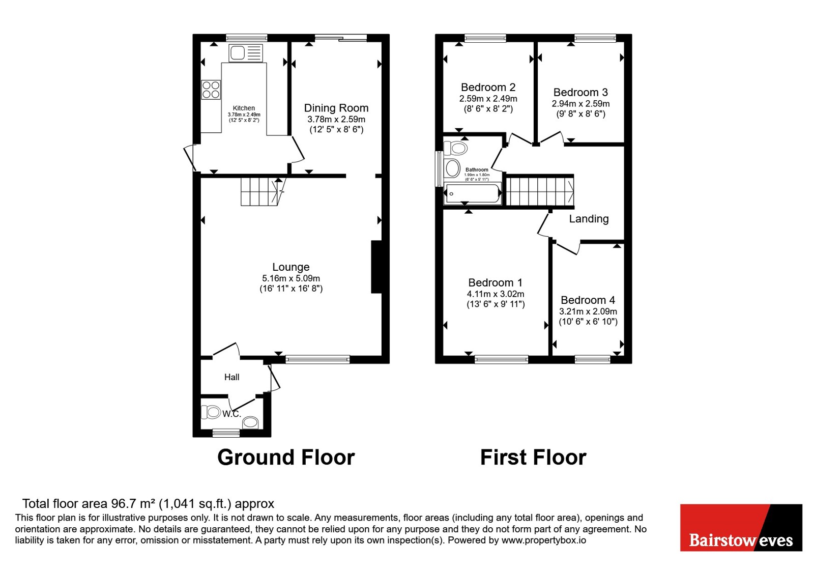 1, Hollyford, Essex floorplan