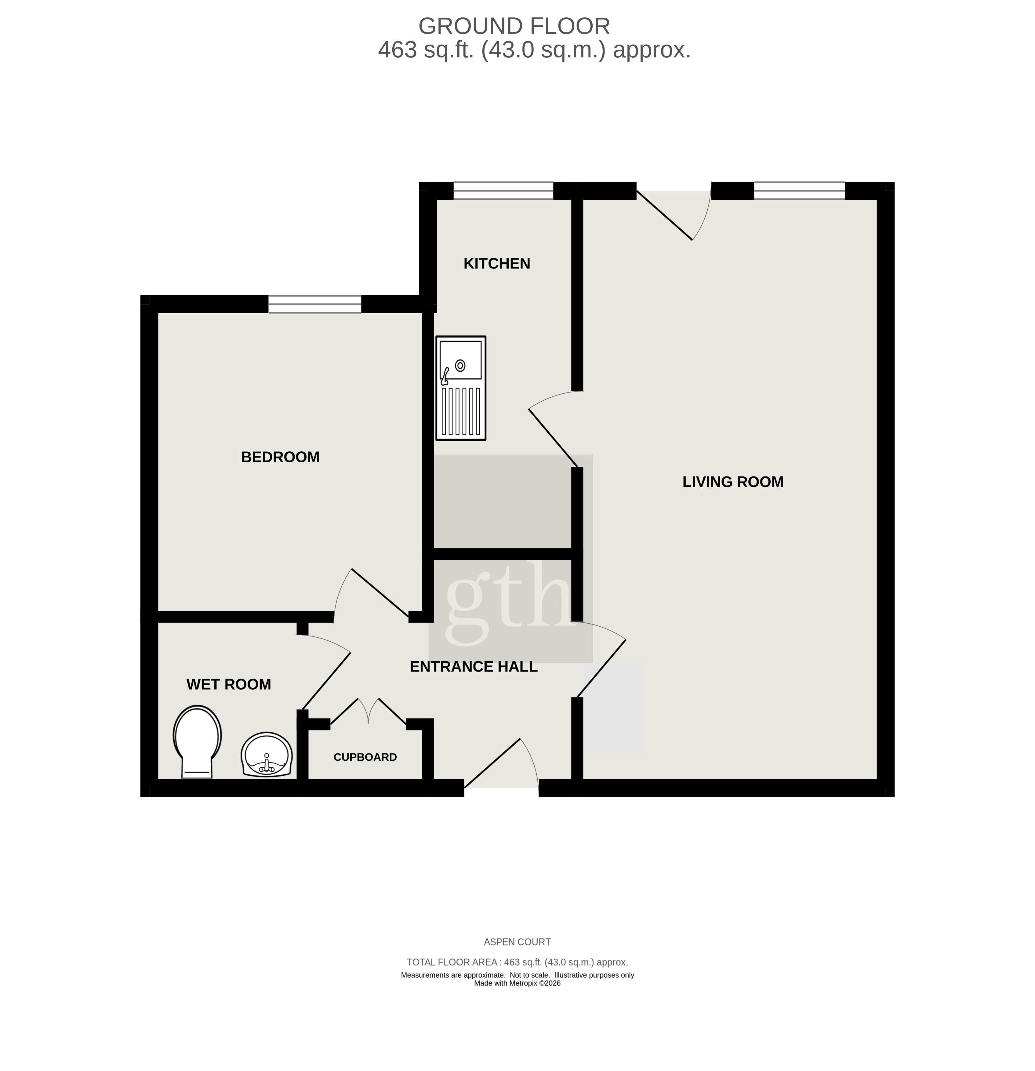 Wembdon Road, Somerset floorplan