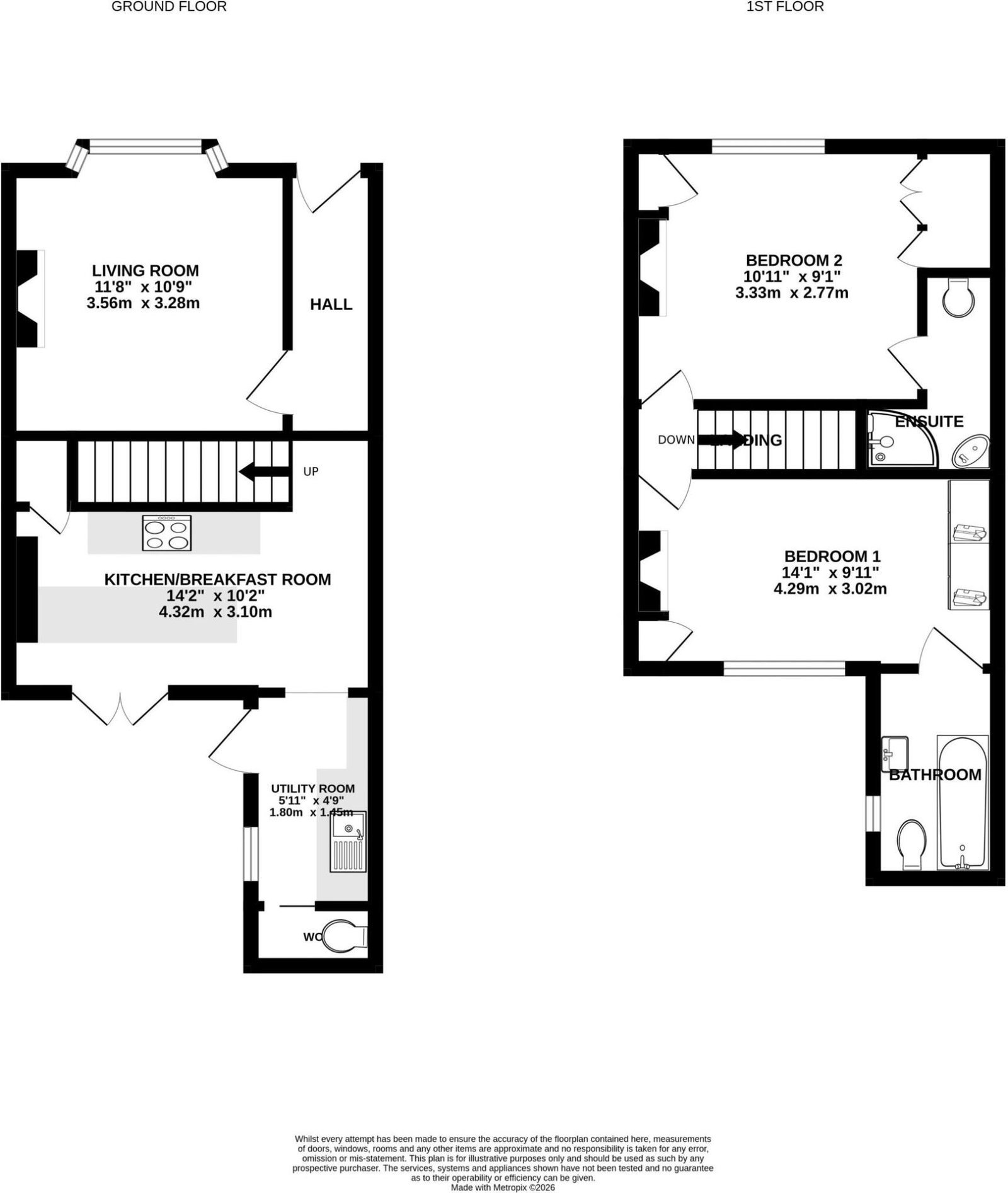 7, Brownlow Street, York floorplan