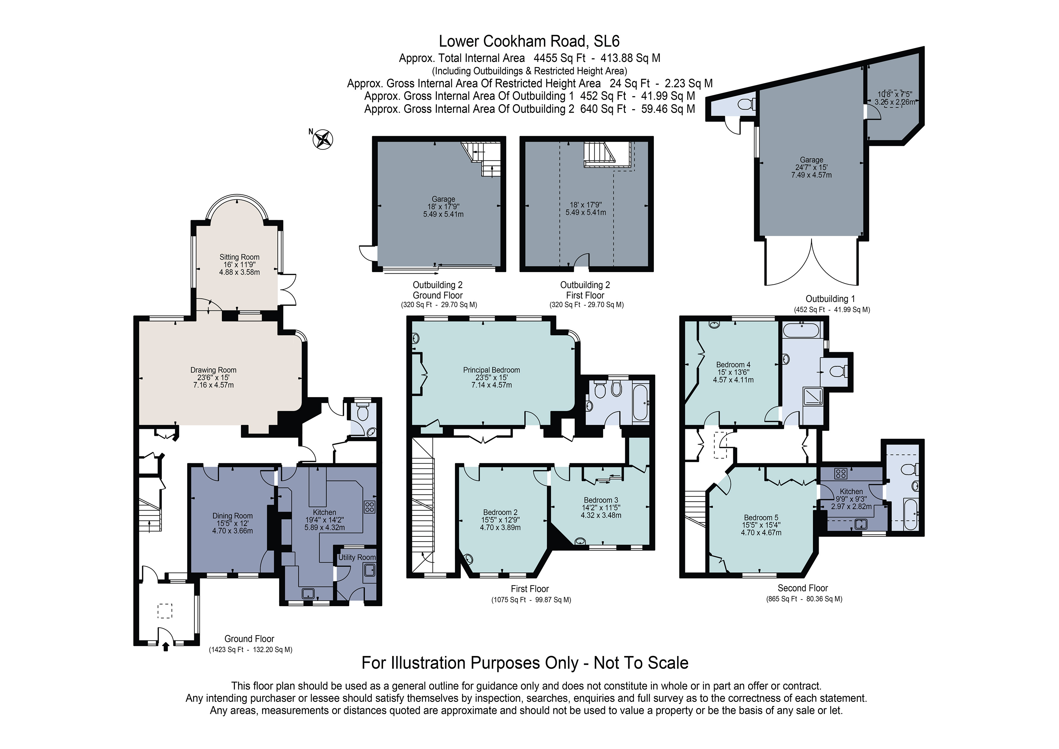 The Georgian House, 42, Lower Cookham Road, Berkshire floorplan