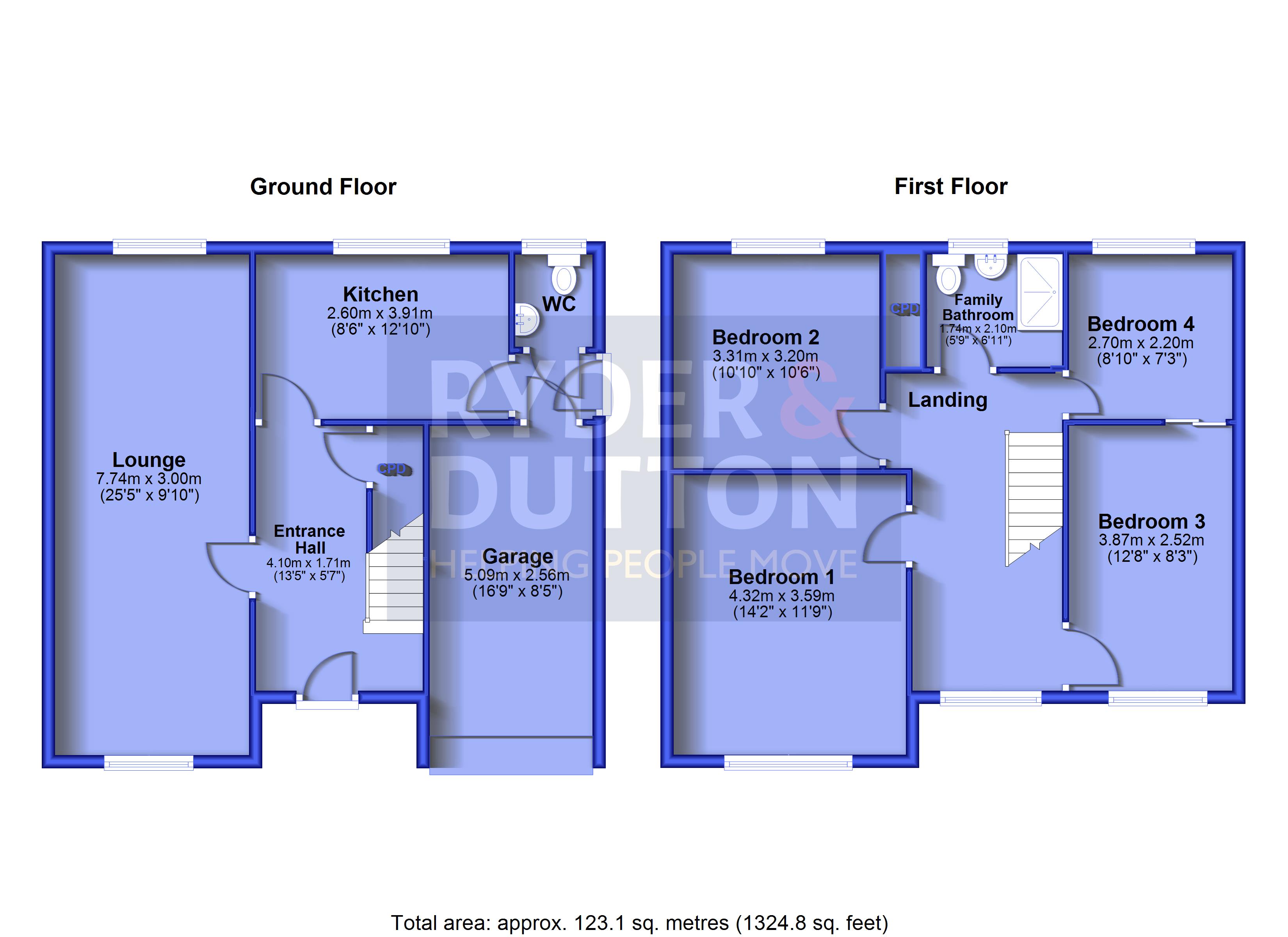 6, Clay Lane, Rochdale floorplan