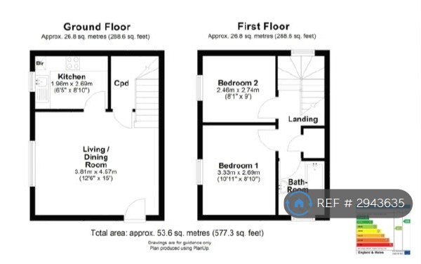 Melvin Way, Histon, Cambridge floorplan