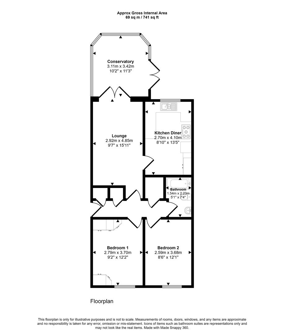 8, Connaught Place, Pembroke Dock floorplan