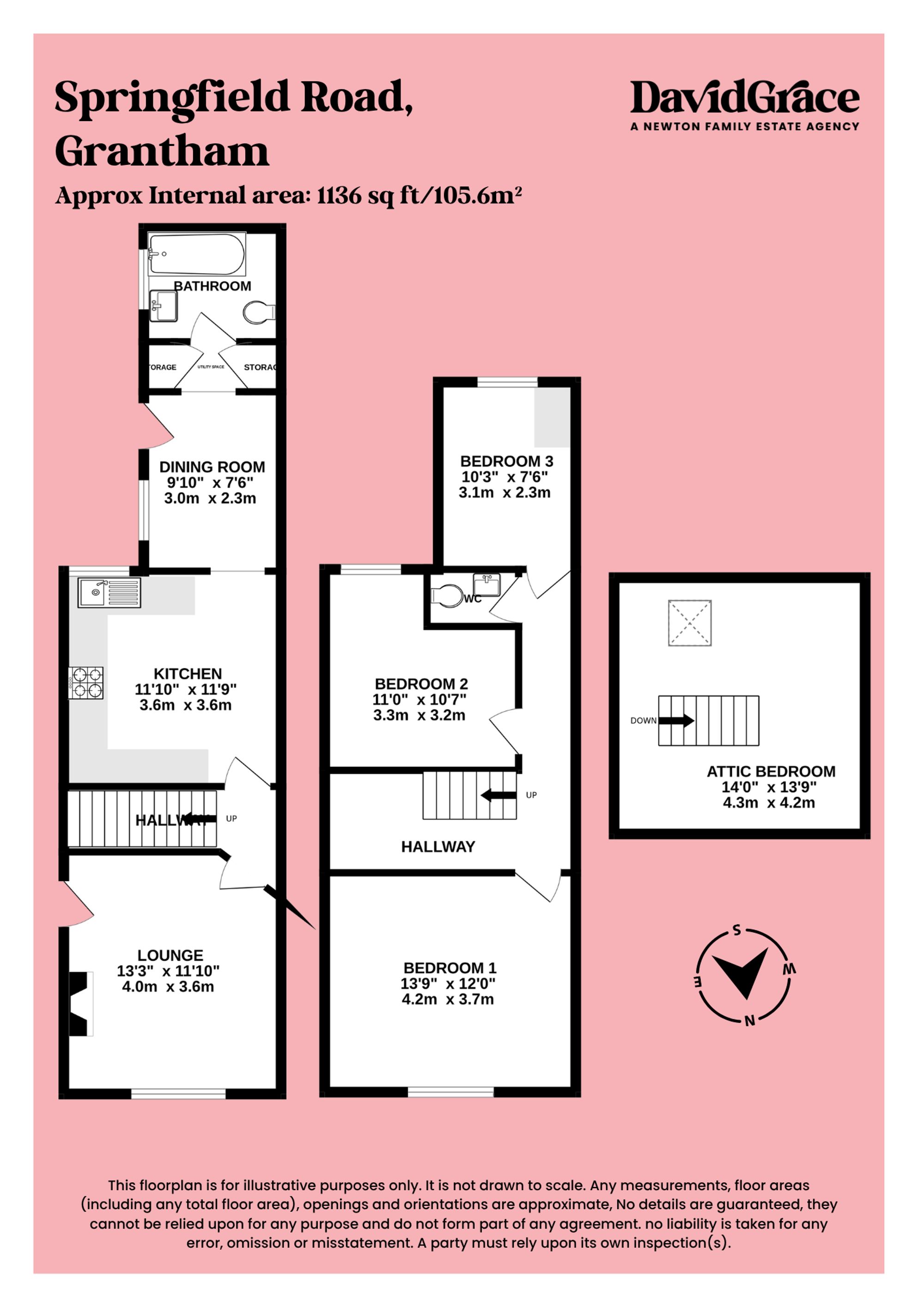 21 Springfield Road, Grantham floorplan