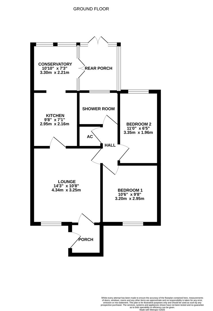 7, Newlands Court, Newent floorplan