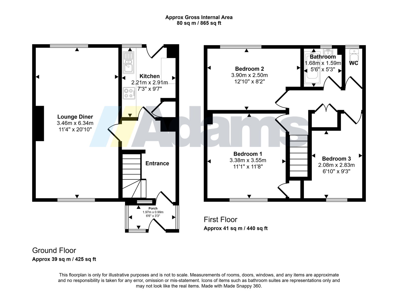 89, Royal Avenue, Widnes floorplan