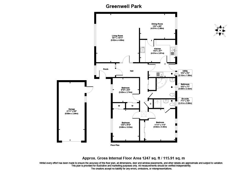 30, Greenwell Park, Glenrothes floorplan
