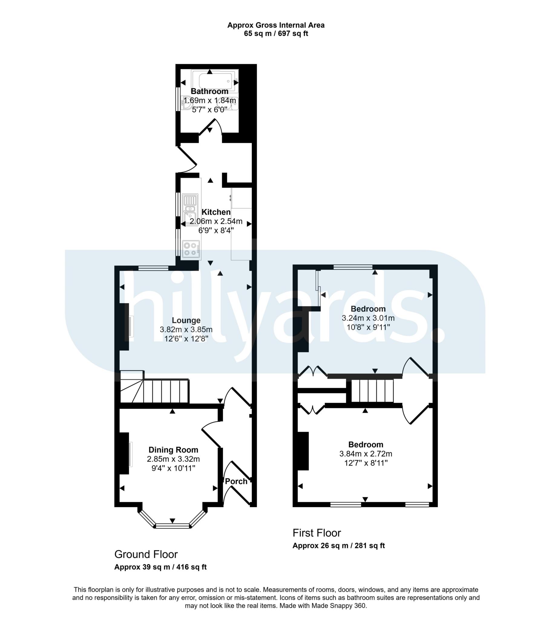34, Queens Park, Aylesbury floorplan