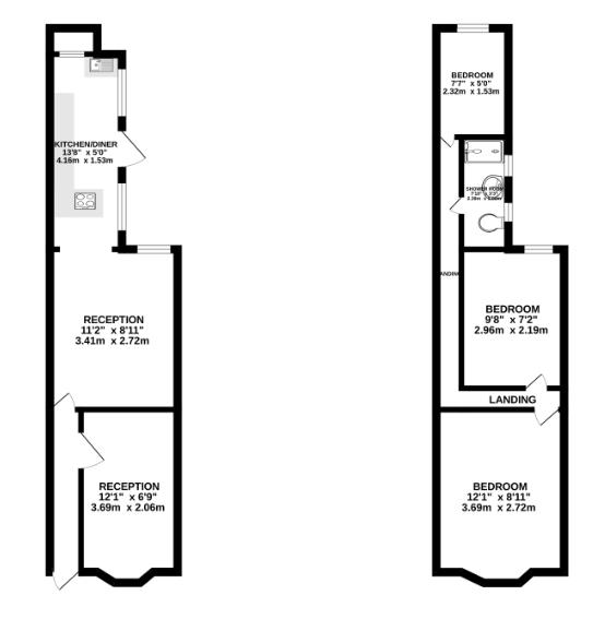14, St. Dunstan Road, Leicester floorplan