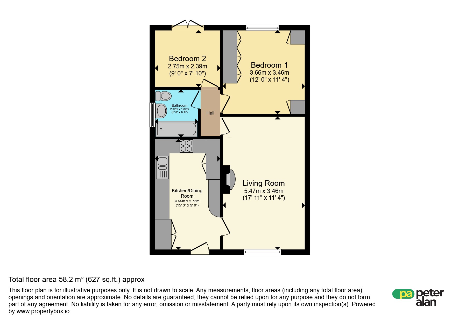 8., Kidwelly Grove, Merthyr Tydfil floorplan