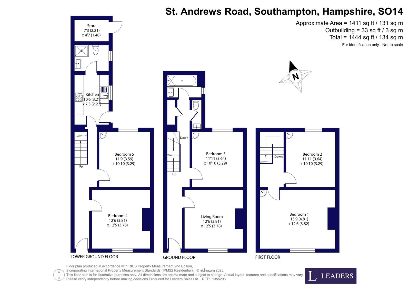 107, St. Andrews Road, Hampshire floorplan