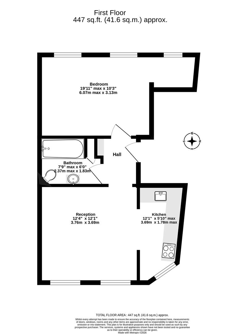 Nevill Road, London floorplan