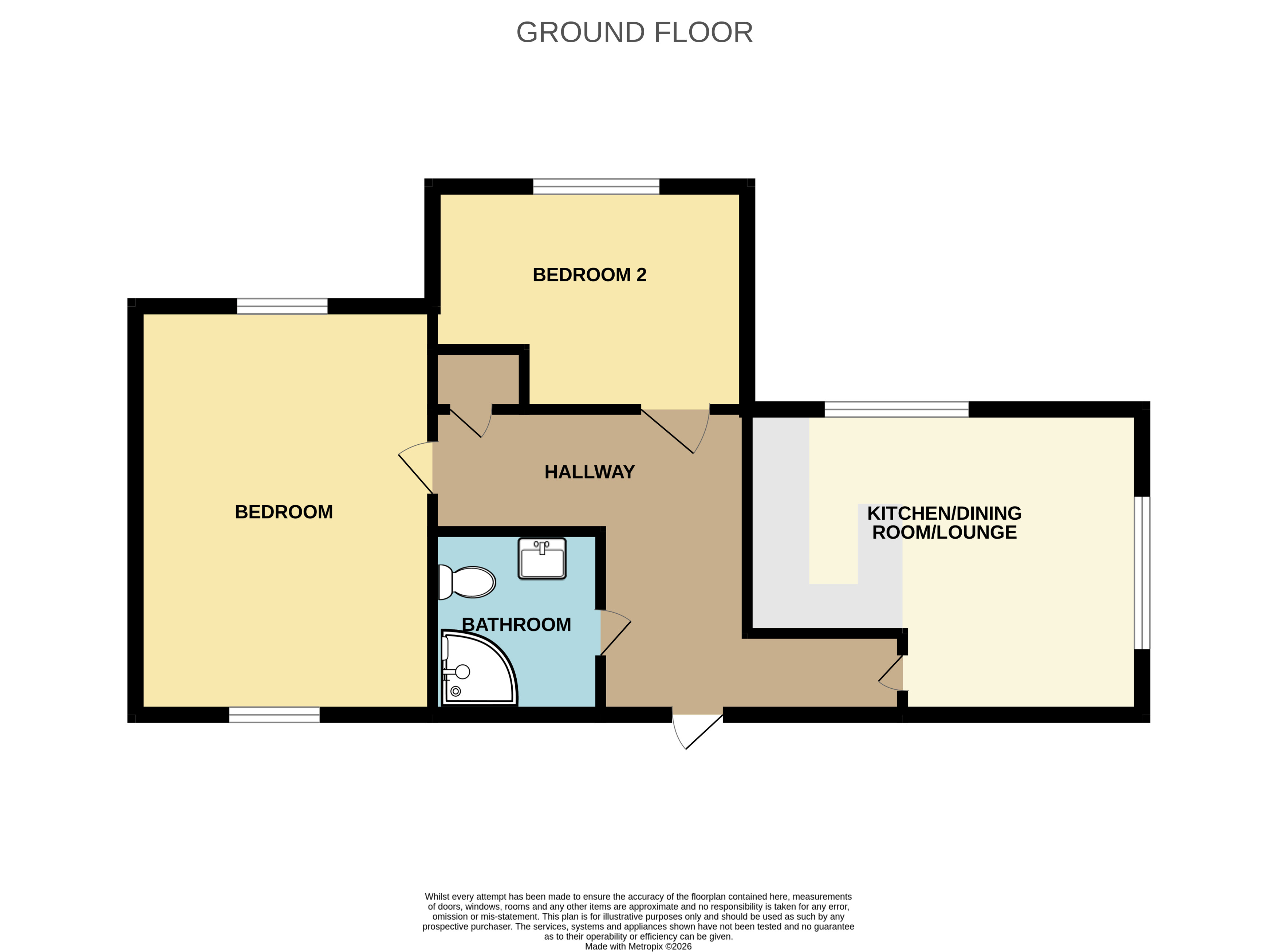 Flat 4, Penhaligon Court,, Guithavon Street, Essex floorplan