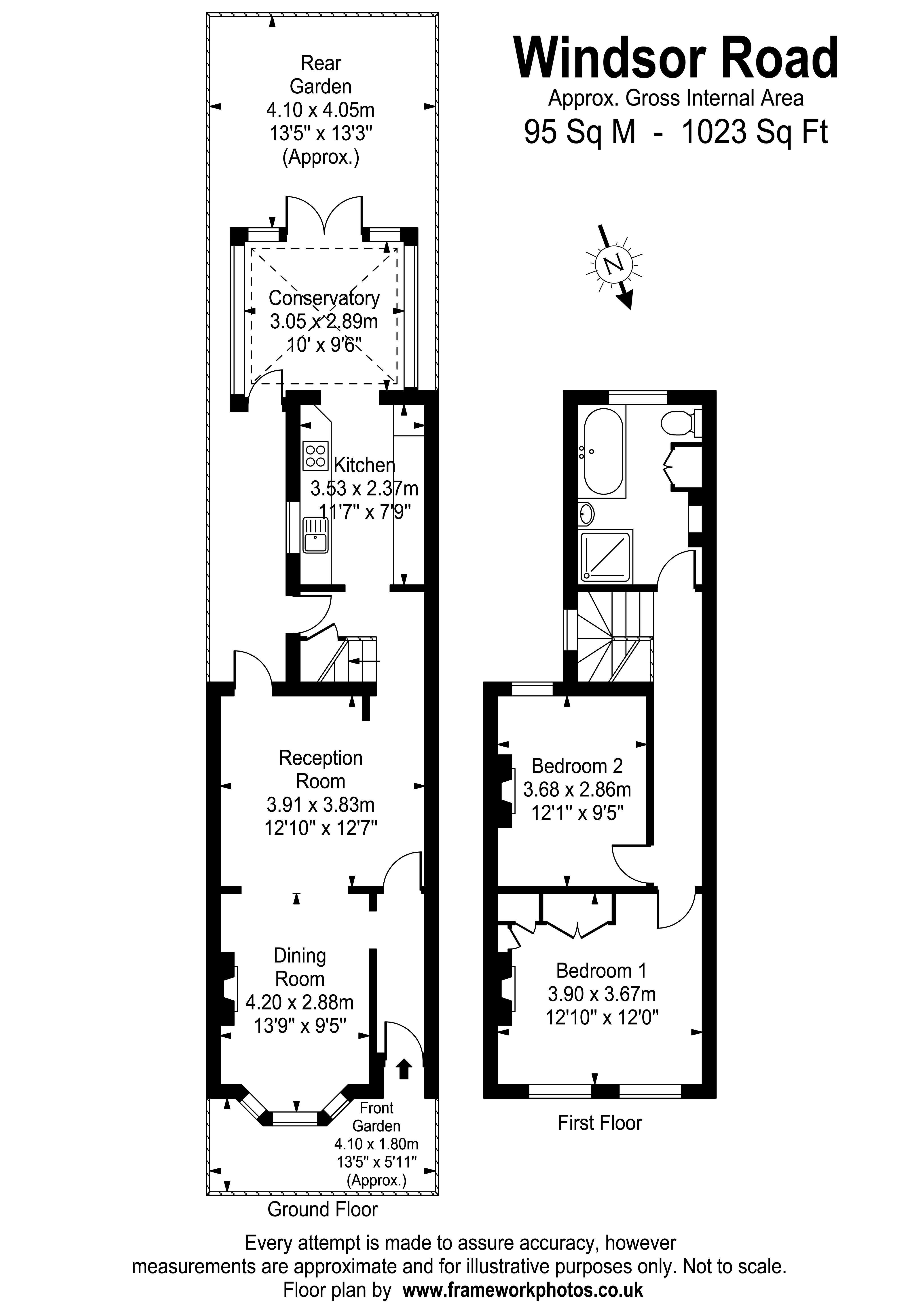 57, Windsor Road, Surrey floorplan