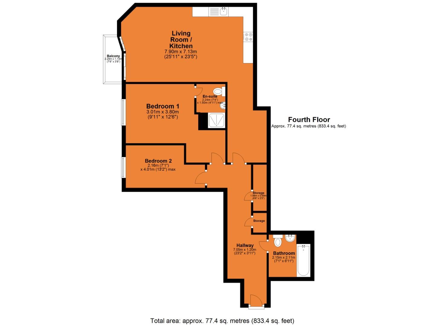 The Bar, Newcastle Upon Tyne floorplan