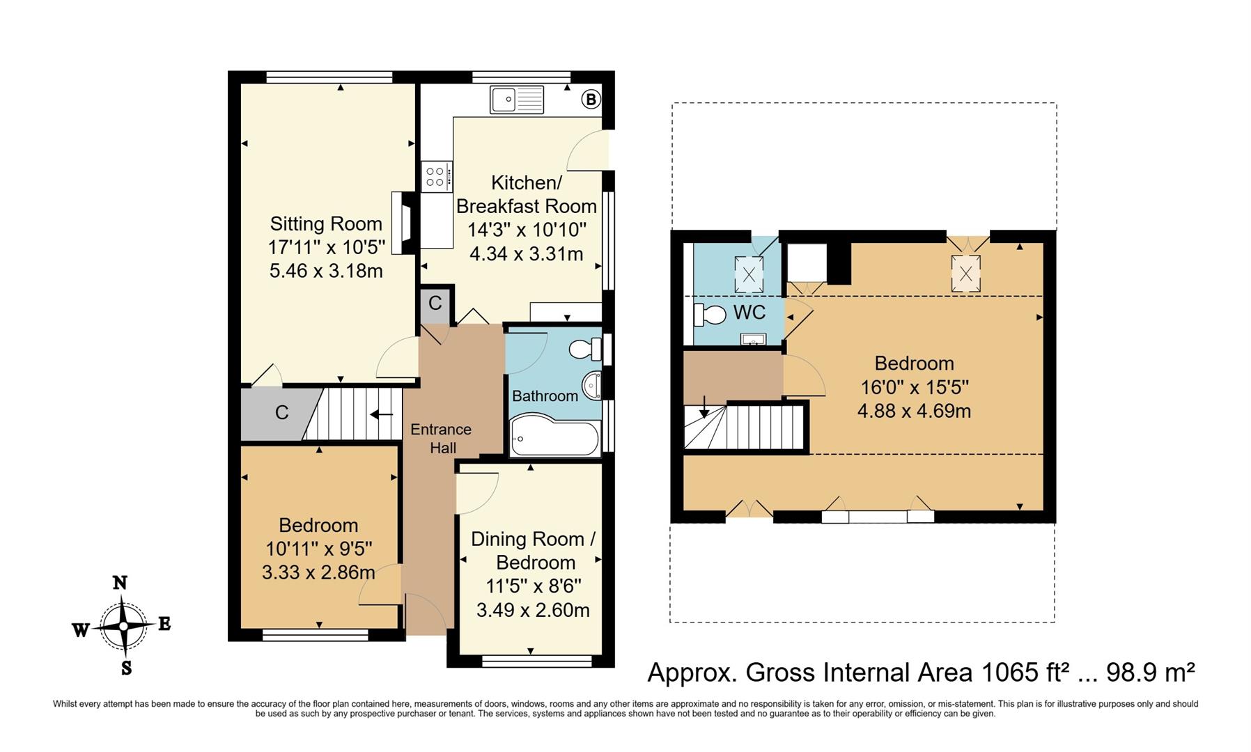5, Oaklands Close, Sevenoaks floorplan