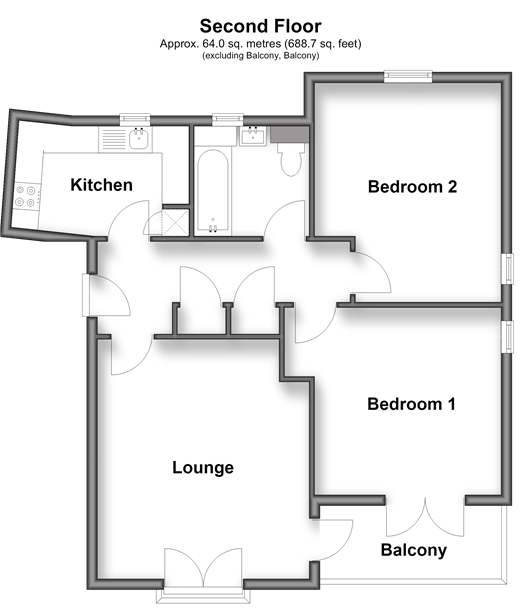 Dearman Crescent, Hythe floorplan