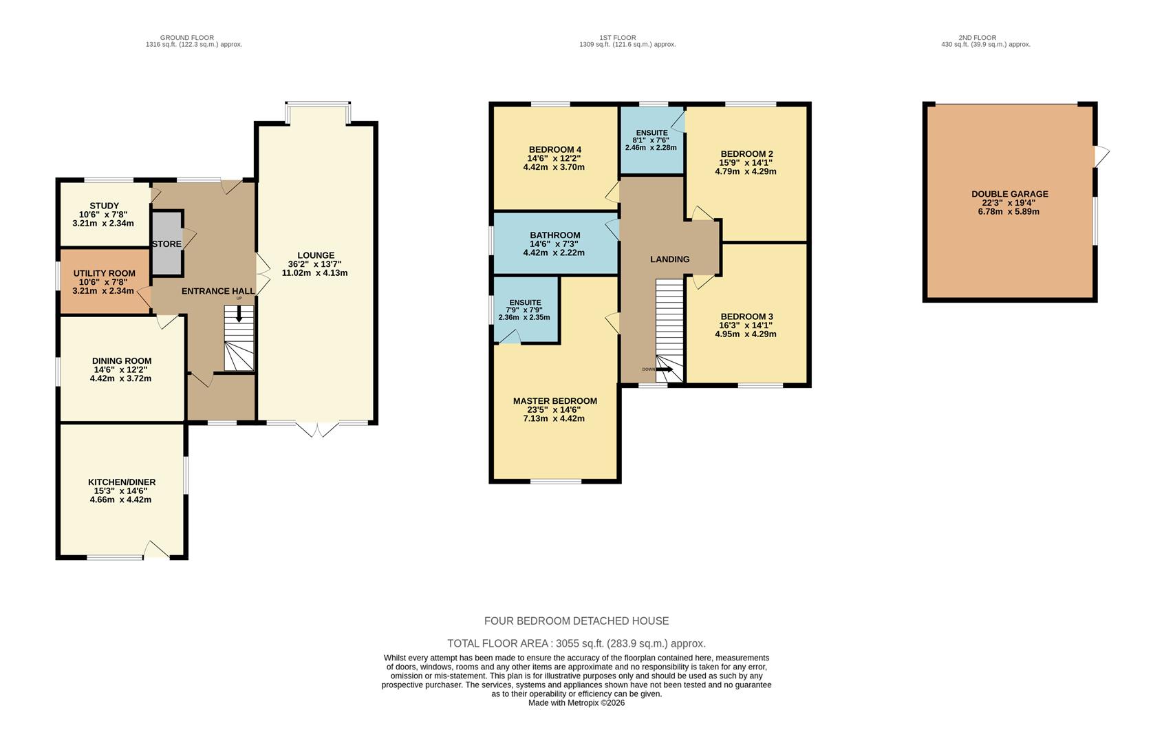 29, Moss Lane, Preston floorplan