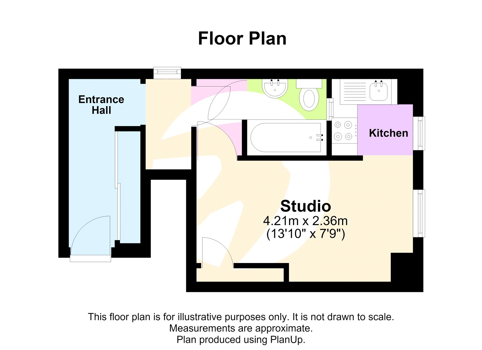 Flat 6, 52, College Park Close, London floorplan