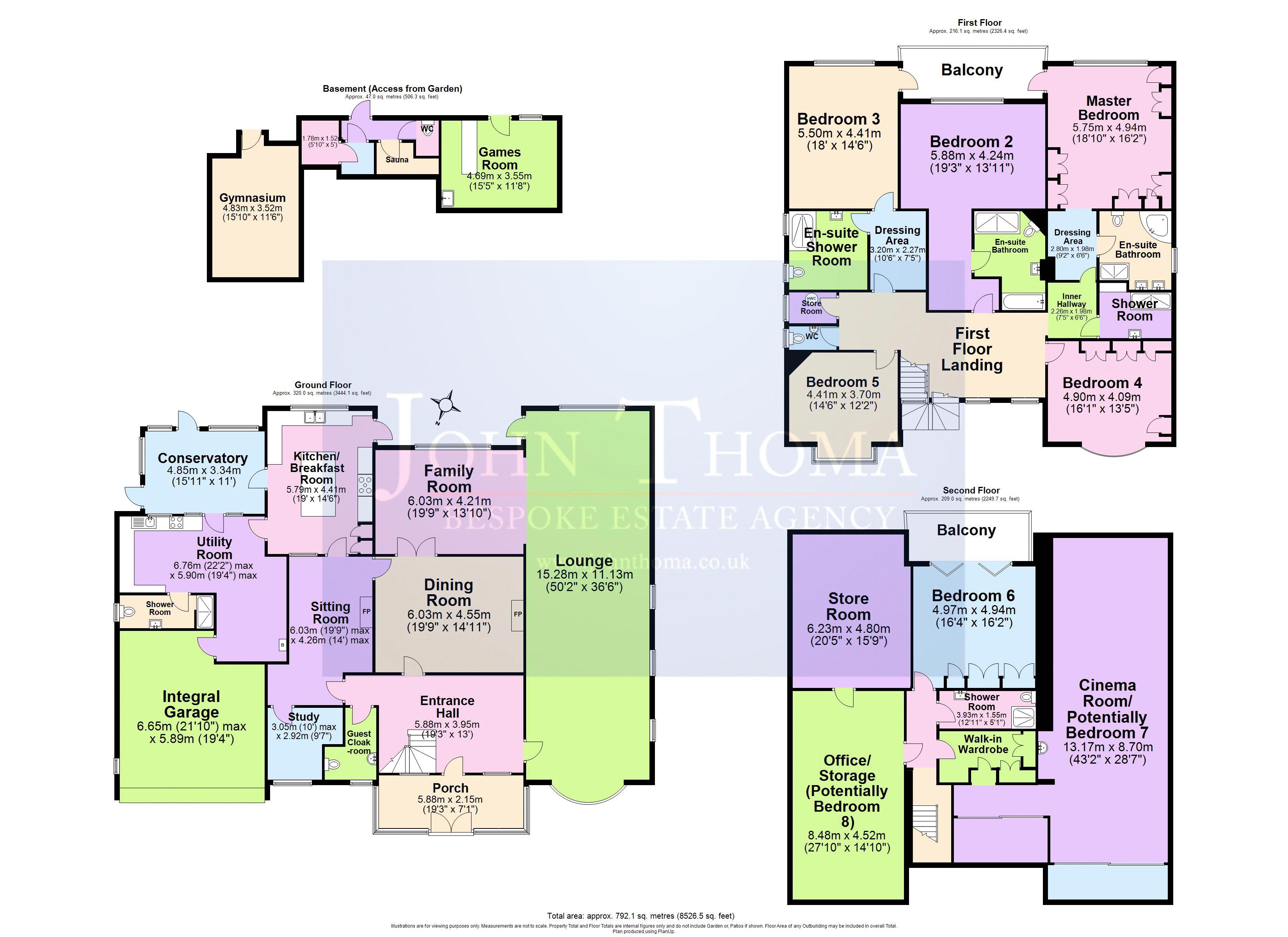 79, Manor Road, Chigwell floorplan