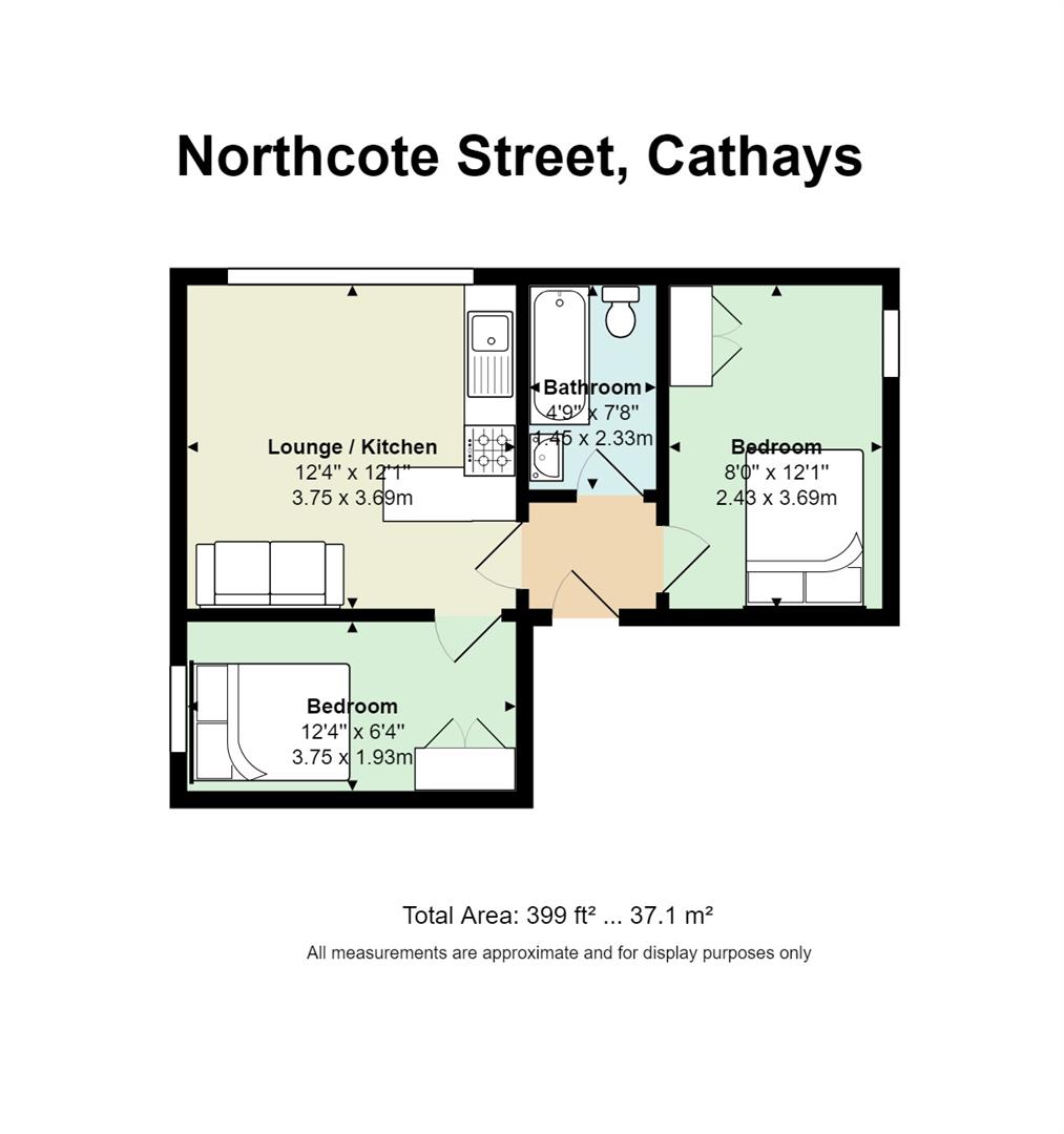2 Bedrooms  to rent in Northcote Street, Cathays, Cardiff CF24