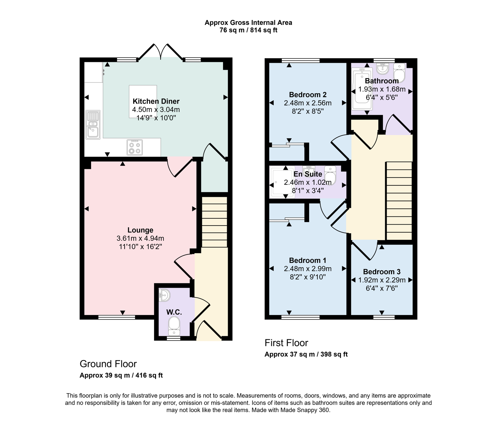 11 Swan Way, Whitehaven floorplan