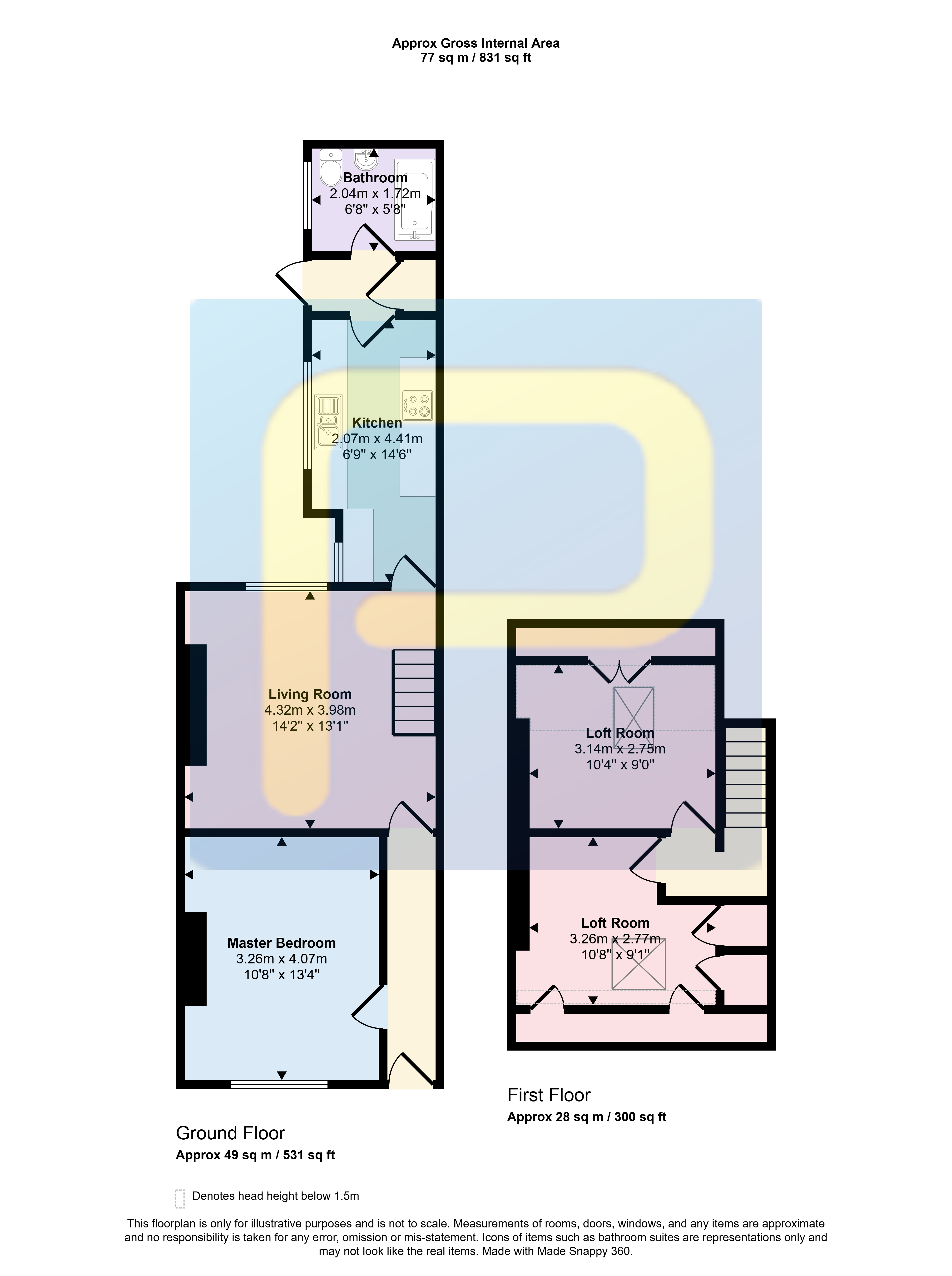31, Warwick Street, Sunderland floorplan