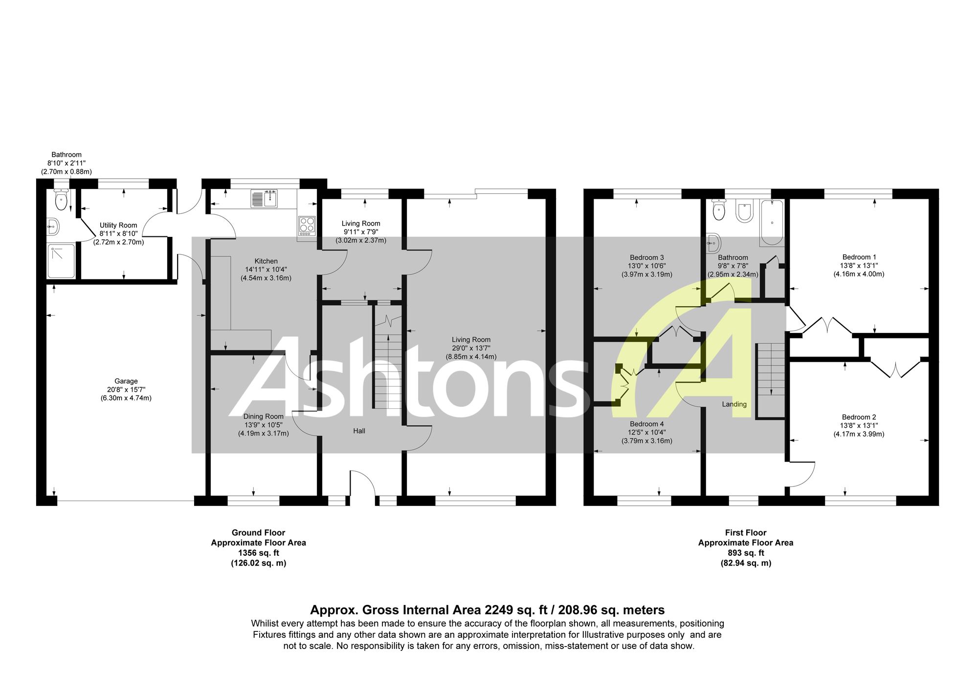 6 Haydock Park Gardens, Newton-Le-Willows floorplan