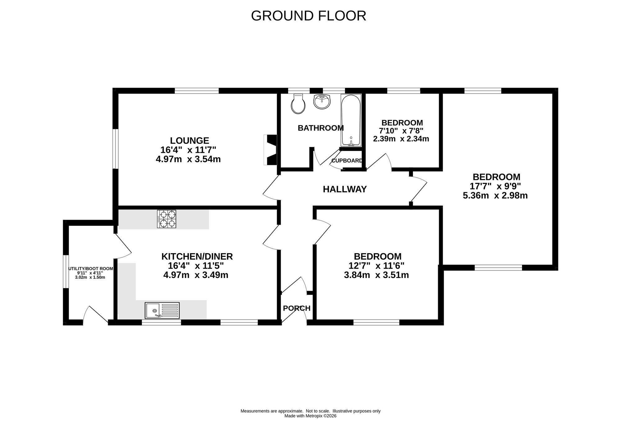 The Croft, High Peak floorplan