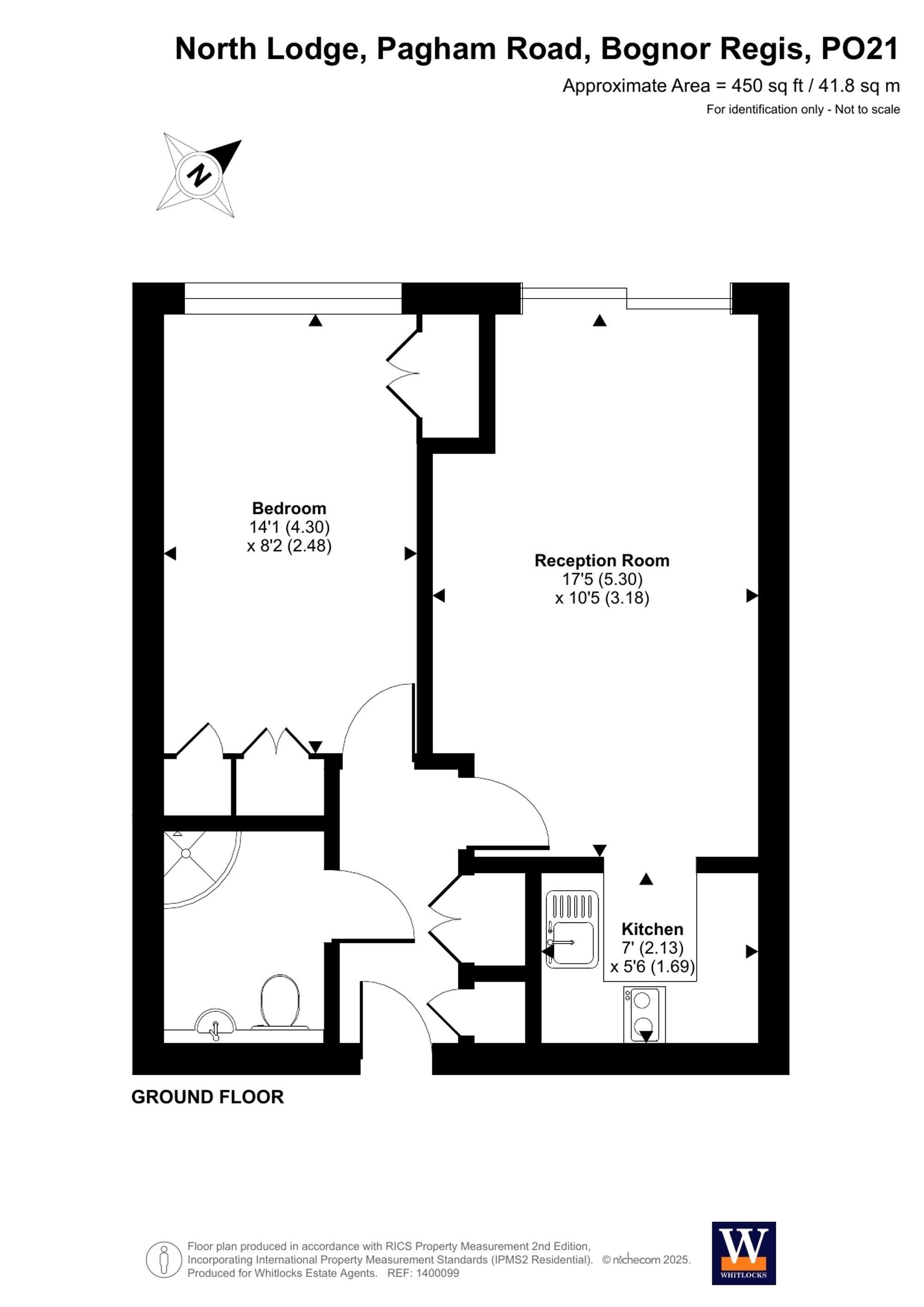 Flat 2, North Lodge Pagham Road, Bognor Regis floorplan