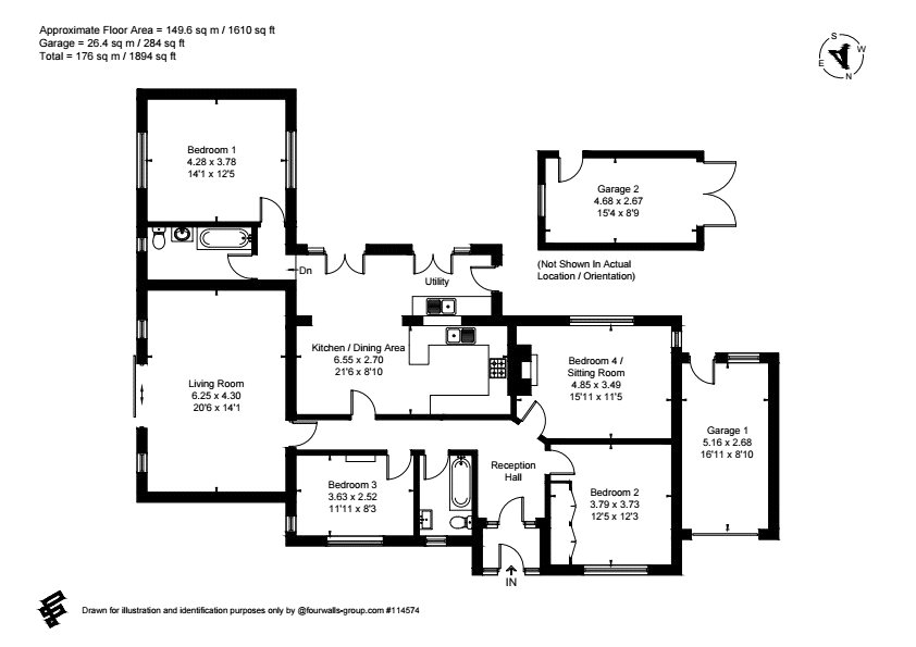 21, Test Rise, Stockbridge floorplan