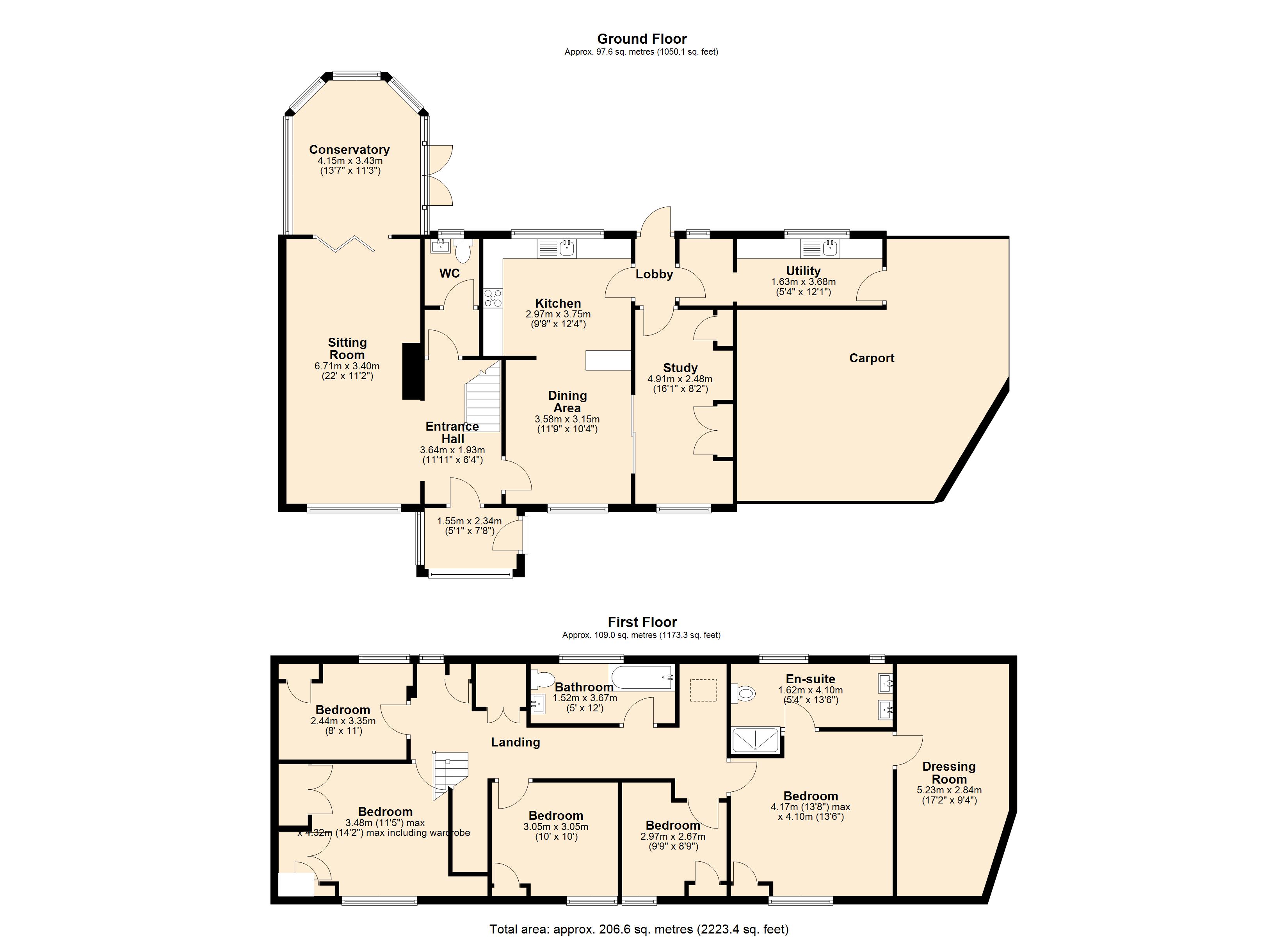 6, Paddock Close, Dorset floorplan