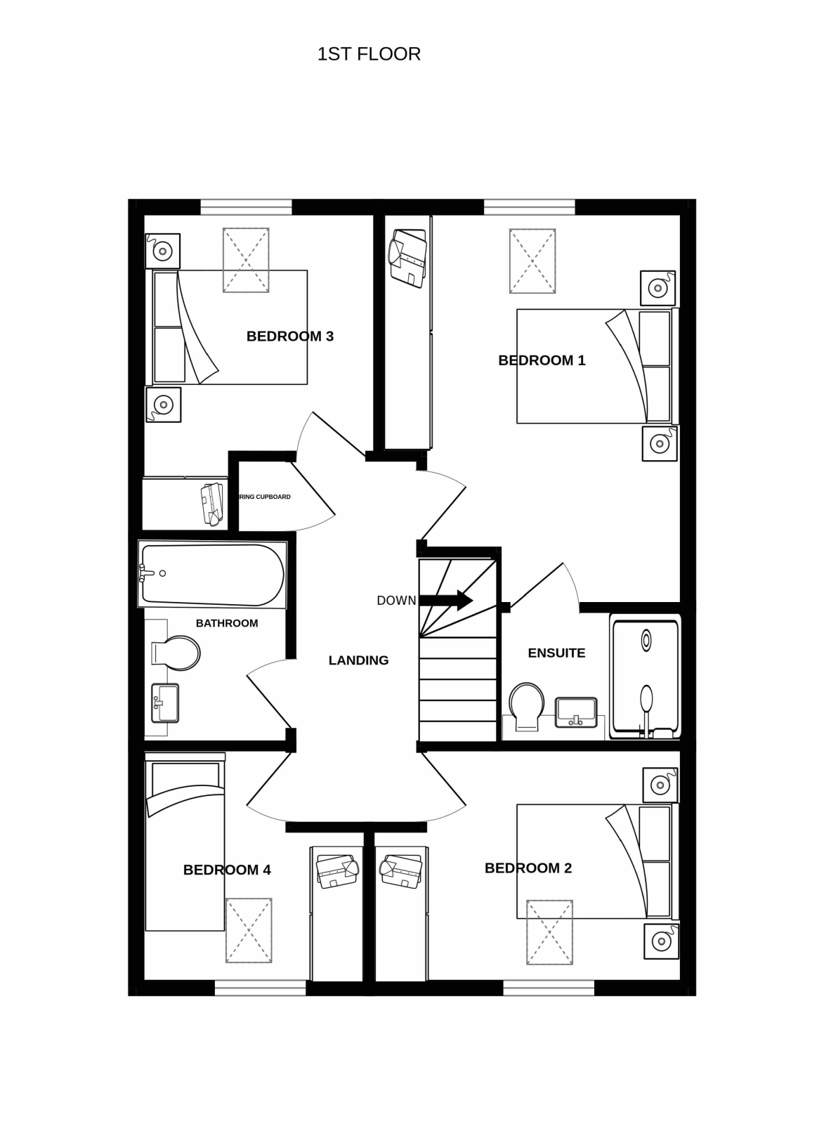 Curtis Farm, Henbury floorplan