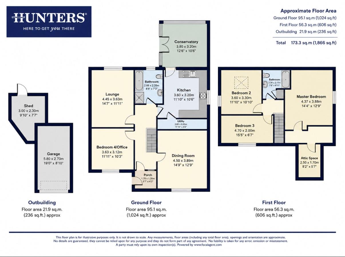 9, Moorland Place, Barnsley floorplan