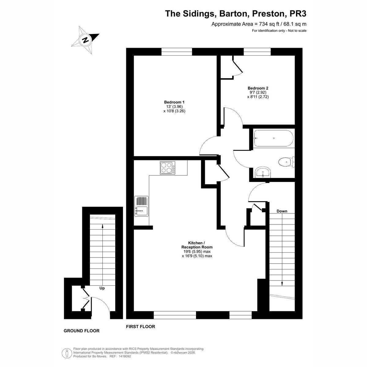36, The Sidings, Preston floorplan
