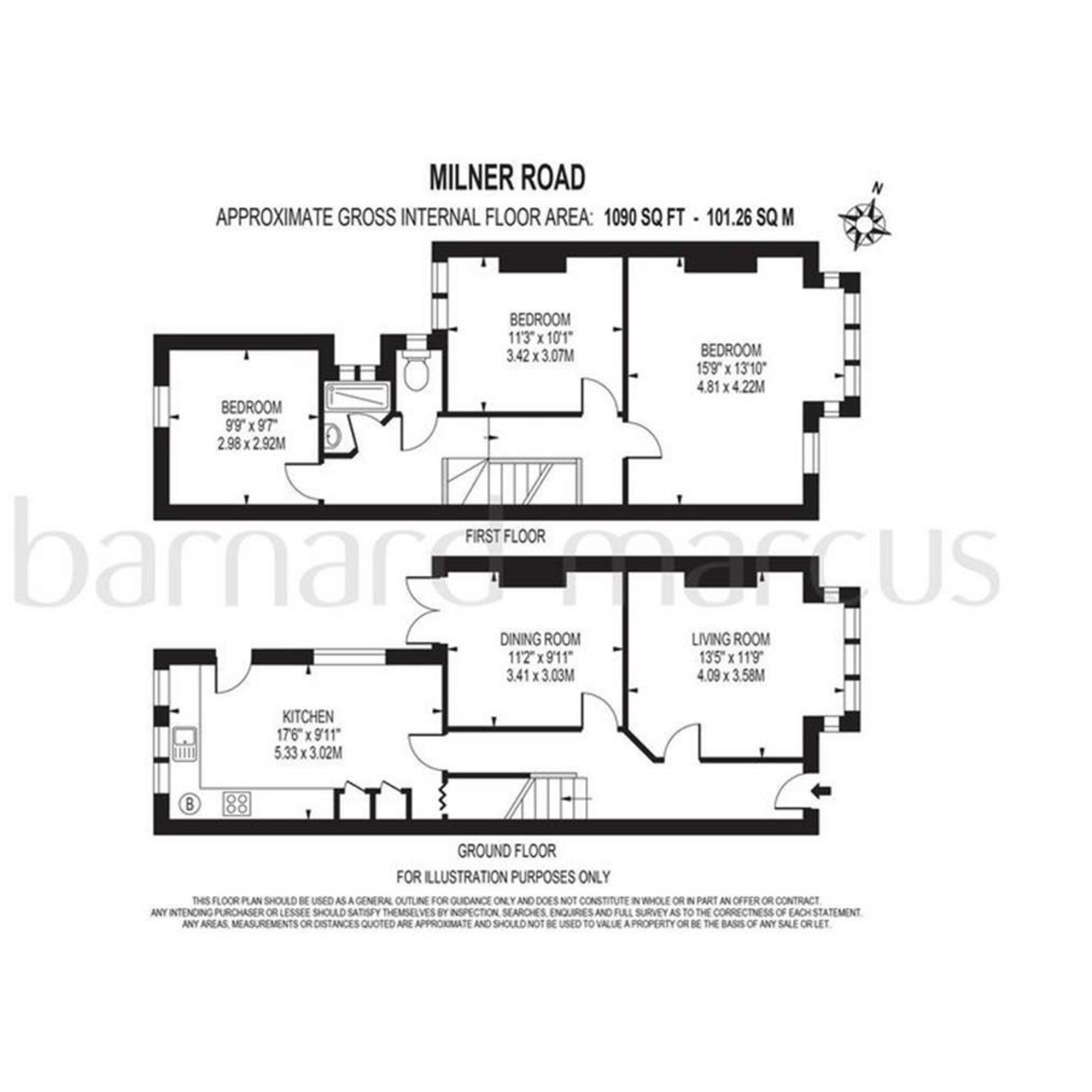 17, Milner Road, Thornton Heath floorplan