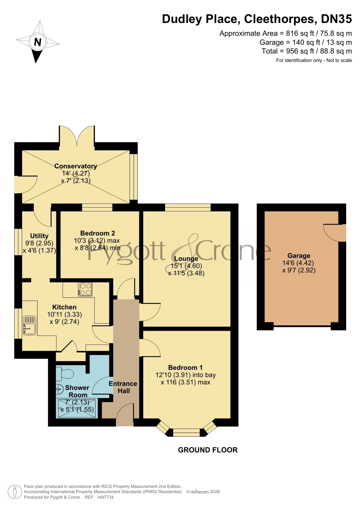 15, Dudley Place, Cleethorpes floorplan