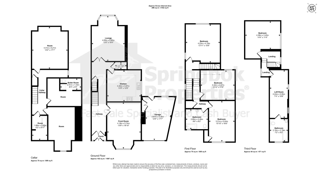 6, The Polygon, Salford floorplan