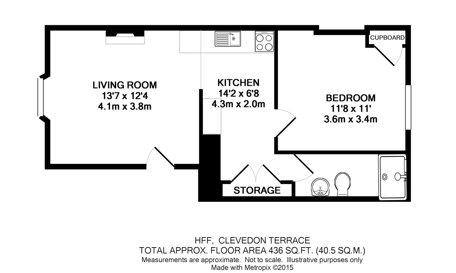 1 Bedrooms Flat to rent in Clevedon Terrace, Cotham, Bristol BS6