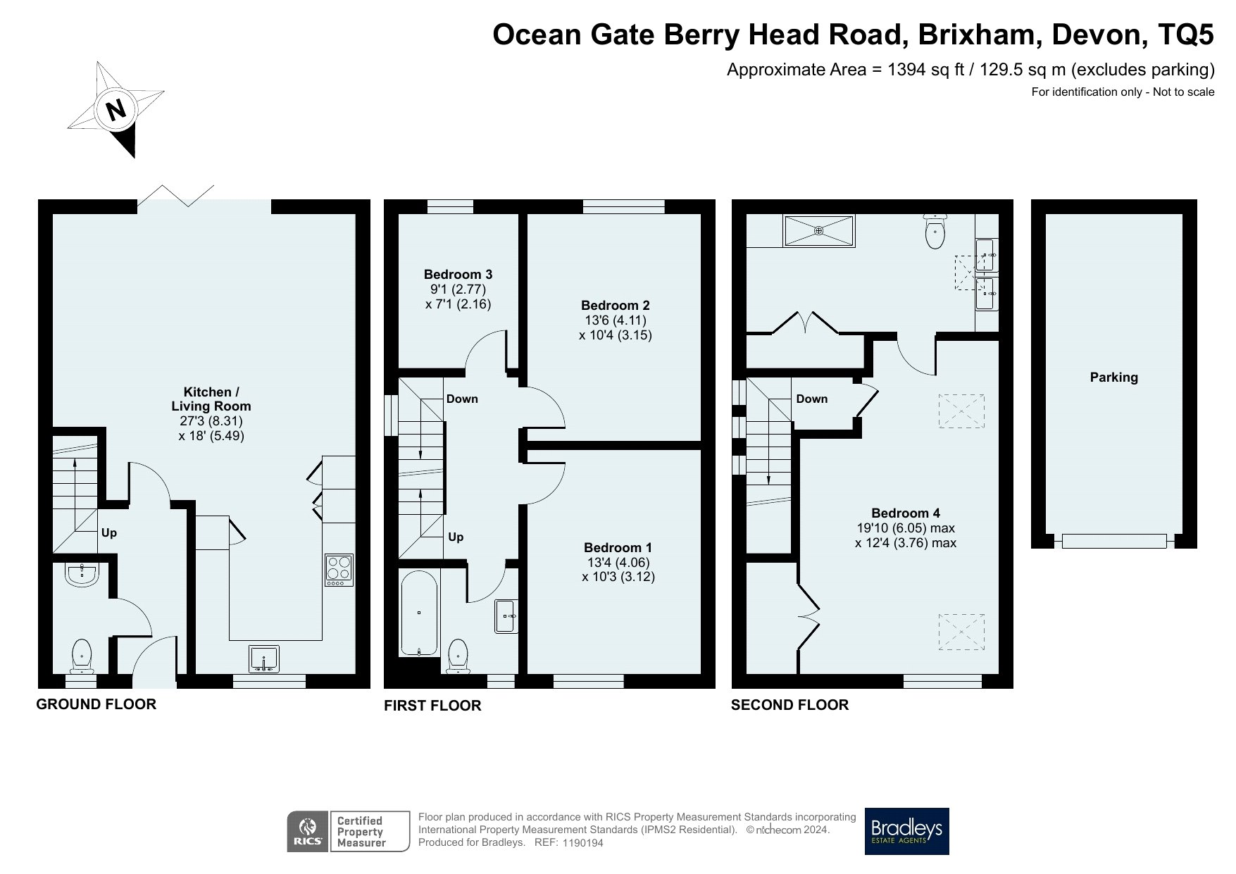 Plot 4,, Ocean Gate, Brixham floorplan